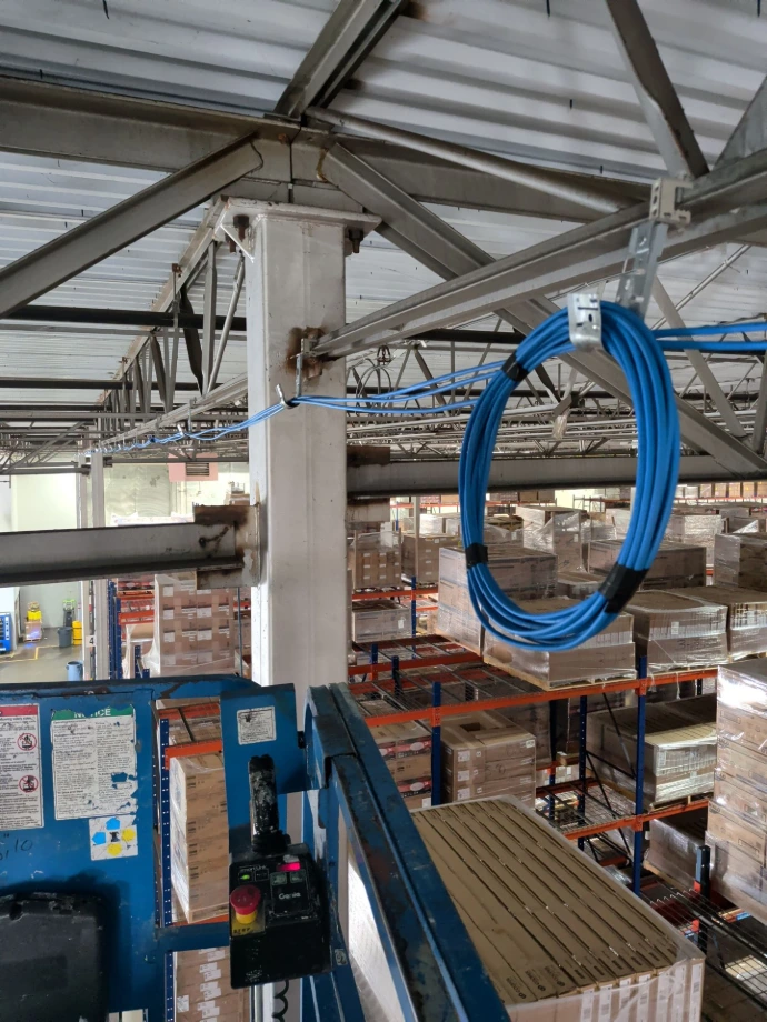 Network cabling.